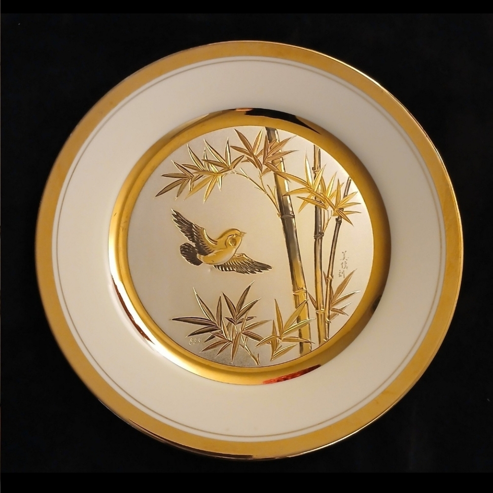 Limited Edition Yoshinobo Hara Chokin Collector's Plate